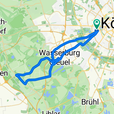 Schallstraße 47, Köln nach Dürener Straße 118, Köln
