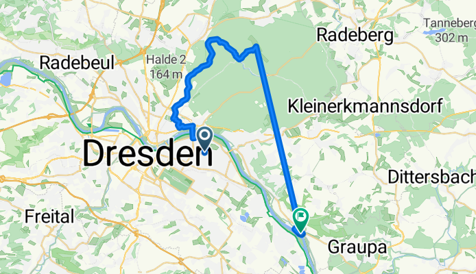 Forsthausstraße 11, Dresden nach Bühlau, Dresden