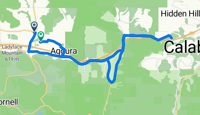 Thousand Oaks Blvd &amp; Kanan Rd, Agoura Hills to Conejo View Drive 28860, Agoura Hills
