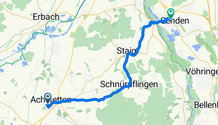 Am Bach 13/1, Achstetten nach Lessingstraße 33, Senden