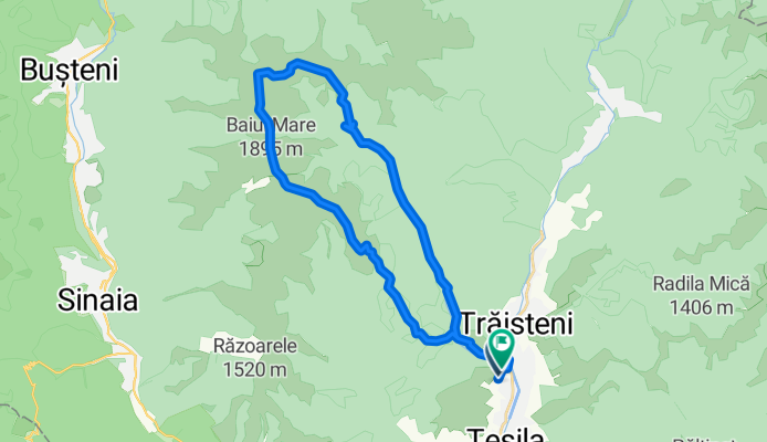 Strada Frasinilor, Teșila to Aleea Brădet, Teșila