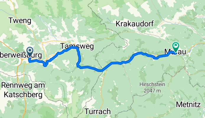 Murradweg Muhr-Graz TG2 St Michael - Murau