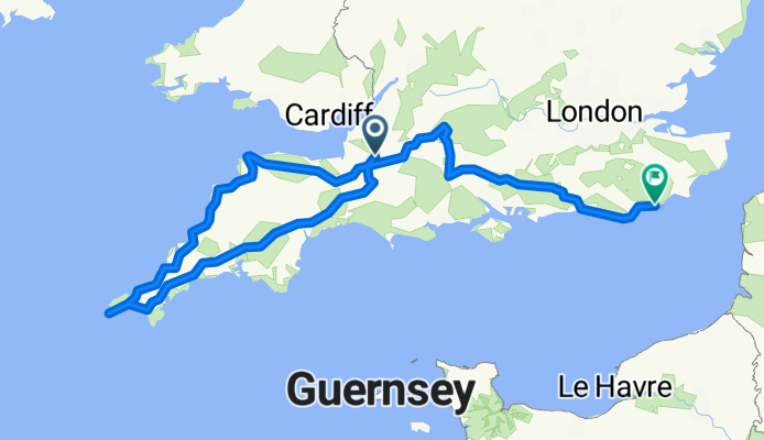 Jižní Anglie a Cornwall na kole-www.nomad.cz CLONED FROM ROUTE 455712