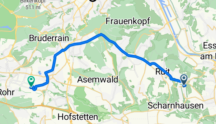 Gerhard-Koch-Straße 4, Ostfildern nach Handwerkstraße 13, Stuttgart