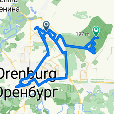 улица Юных Ленинцев, 18, Оренбург до Садовая улица, Оренбург