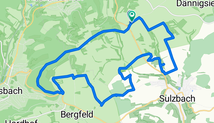 Route to Katzentaler Straße, 74834 Elztal