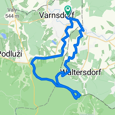 Varnsdorf - Luž a zpět