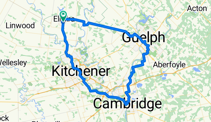 Elmira Guelph Cambridge Kitchener Loop