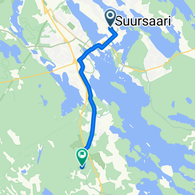 От Tirmulankuja 1, Varkaus до Valimontie 36, Joroinen