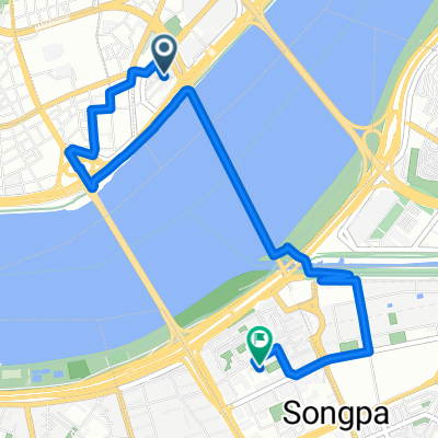 강변역로 50, 서울특별시 to 올림픽로35길 120, 서울특별시