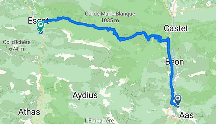 pyrenees tour: Day 4 Beost to Sarrance 