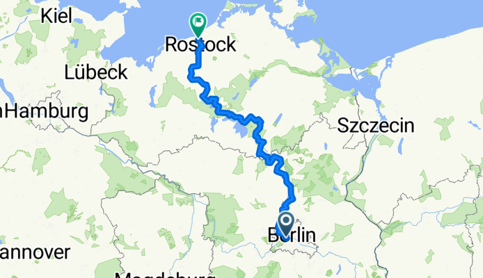 1: Berlin – Rostock EV7 (Developed)