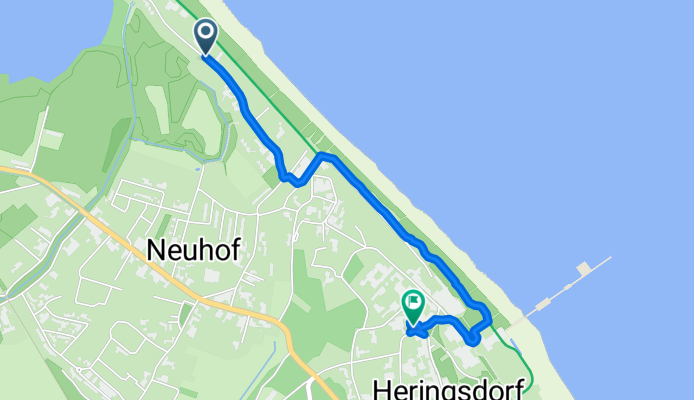 Maxim-Gorki-Straße 47C, Heringsdorf nach Seestraße 5, Heringsdorf