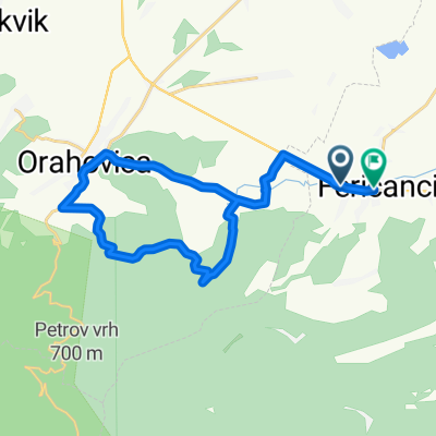Feričanci - Jošava - Šumeđe - Duzluk - Orahovica - Jošava - Feričanci