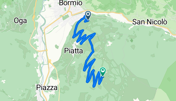 Via Feleit 12, Bormio to Localita Bormio 2000 1, Valdisotto