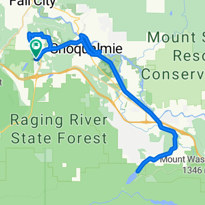 Route to 34204 Southeast Satterlee Street, Snoqualmie, WA 98065
