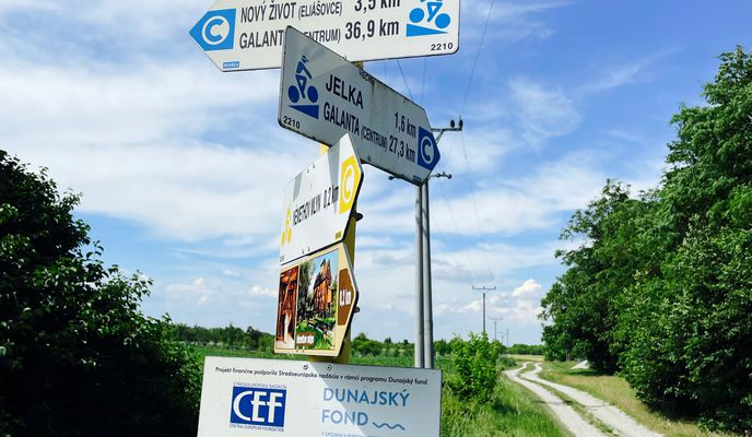 Photo 1 of the Bikemap route "Košúty 674, Košúty až Košúty 674, Košúty"