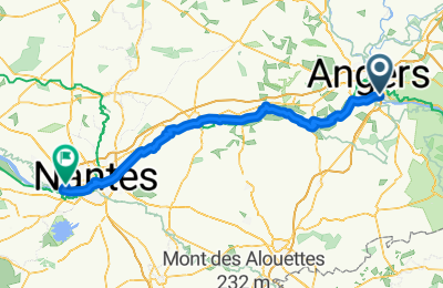 Route in der Bikemap App öffnen