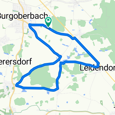 Duathlon Burgoberbach Trainingsstrecke