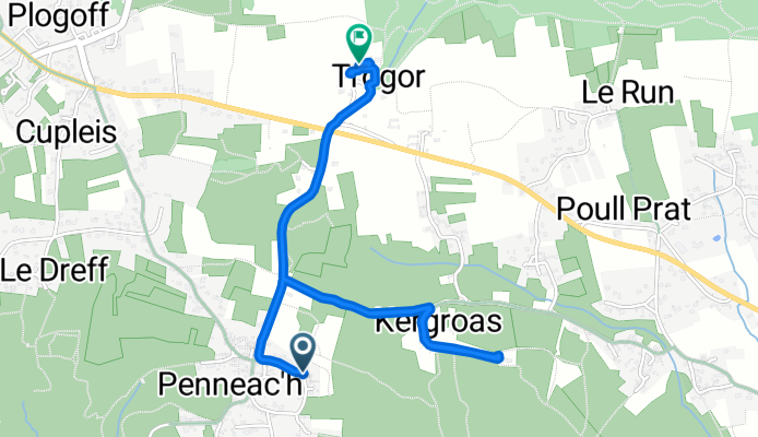 De Rue Joliot Curie 2, Plogoff à Trogor 8, Plogoff