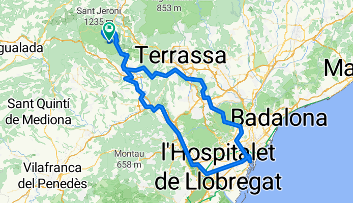 Camino de Santiago Catalán (Montserrat-Barcelona-Montserrat)