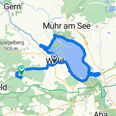 25.07.2024 einmal um den Altmühlsee