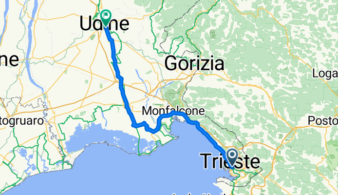 7. etapa Triste - Udine