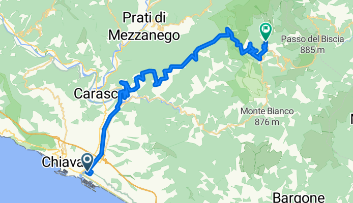 Da Ponte della Liberta 155, Lavagna a Via Corte 17, Corte di Reppia