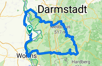 Route in der Bikemap App öffnen