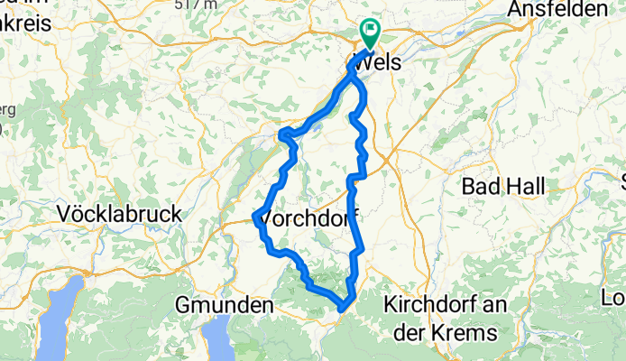 Flurgasse 88, Wels nach Doktor-Arming-Straße 13c, Wels
