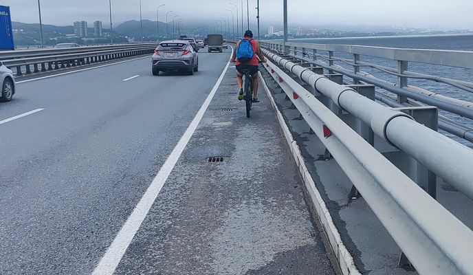 Photo 1 of the Bikemap route "От 2-я Линейная 19, Владивосток до 2-я Линейная 19, Владивосток"