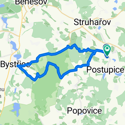 Z lísku do Bystřice a zpět