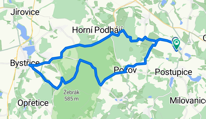 Z lísku do Bystřice a zpět