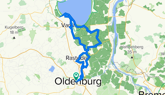 Oldenburg-Dangast-Oldenburg