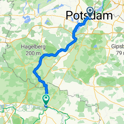 Route to Berliner Straße 9, Lutherstadt Wittenberg