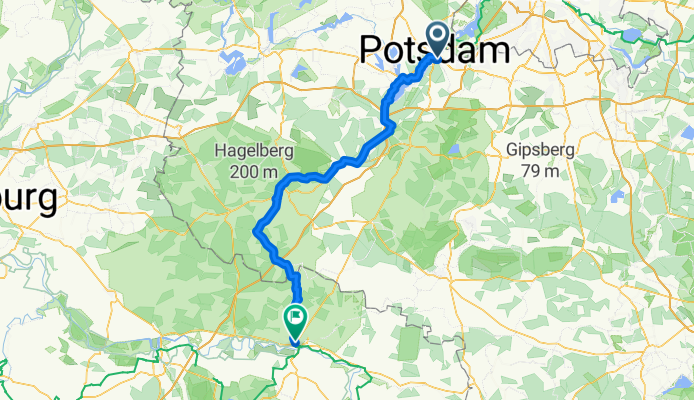 Route to Berliner Straße 9, Lutherstadt Wittenberg