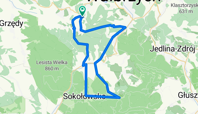 Wałbrzych-Andrzejówka-Wałbrzych CLONED FROM ROUTE 1519034