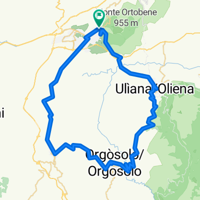 Nuoro-Oliena-Orgosolo-Mamoiada-Nuoro