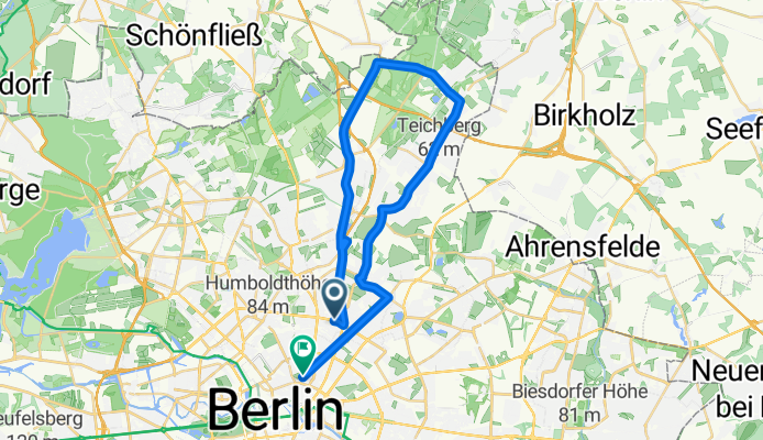Test Runde eines Berlin "Neulings"