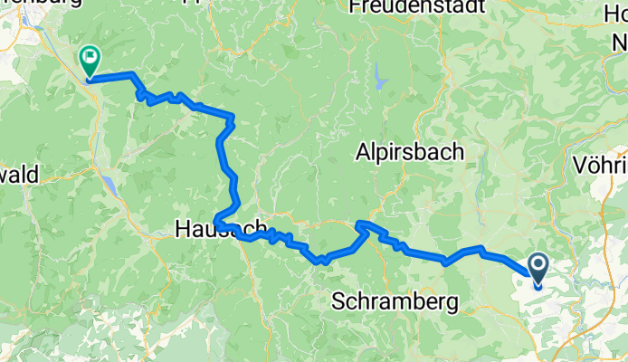 3 tägige Schwarzwaldtour - Tag 1 