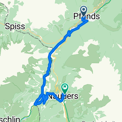 Pfunds nach Nauders