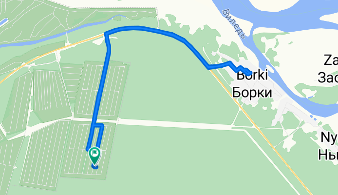 От Неизвестная дорога, Задовая до Неизвестная дорога, Задовая