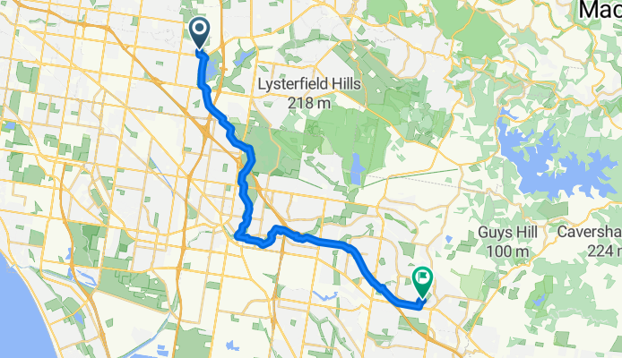 Wheelers Hill to Wilson Botanical Gardens Berwick