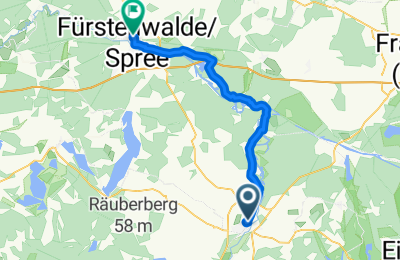 Route in der Bikemap App öffnen