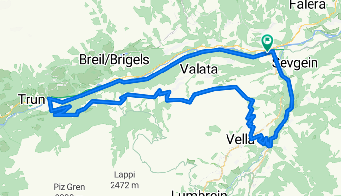 Ilanz-Peiden-Obersaxen-Zignau-Ilanz