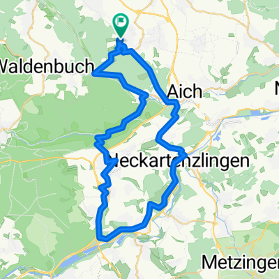 Filderstadt - Aichtal - Pliezhausen -  Filderstadt