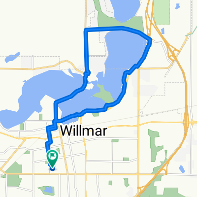 1015 Hill Rd SW, Willmar to 1015 Hill Rd SW, Willmar