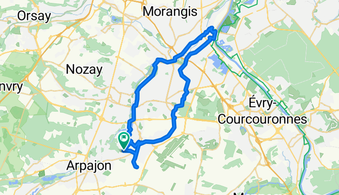 3 bis Chemin des Cendrennes, Brétigny-sur-Orge à 1 Chemin des Cendrennes, Brétigny-sur-Orge