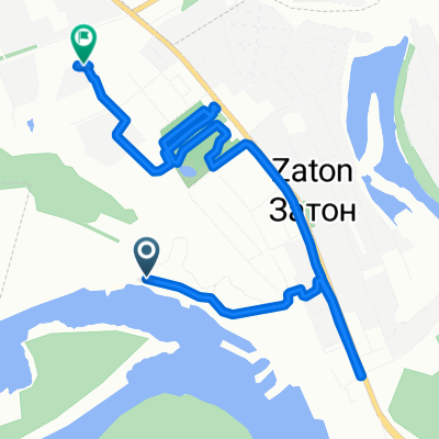 От Стадион Водник велодорожка, пляж, Уфа до улица Союзная 37 корпус 1, Уфа