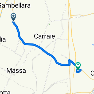 Da Via Gambellara 94, San Pietro in Vincoli a Via Angelo Manzoni 6, Ravenna